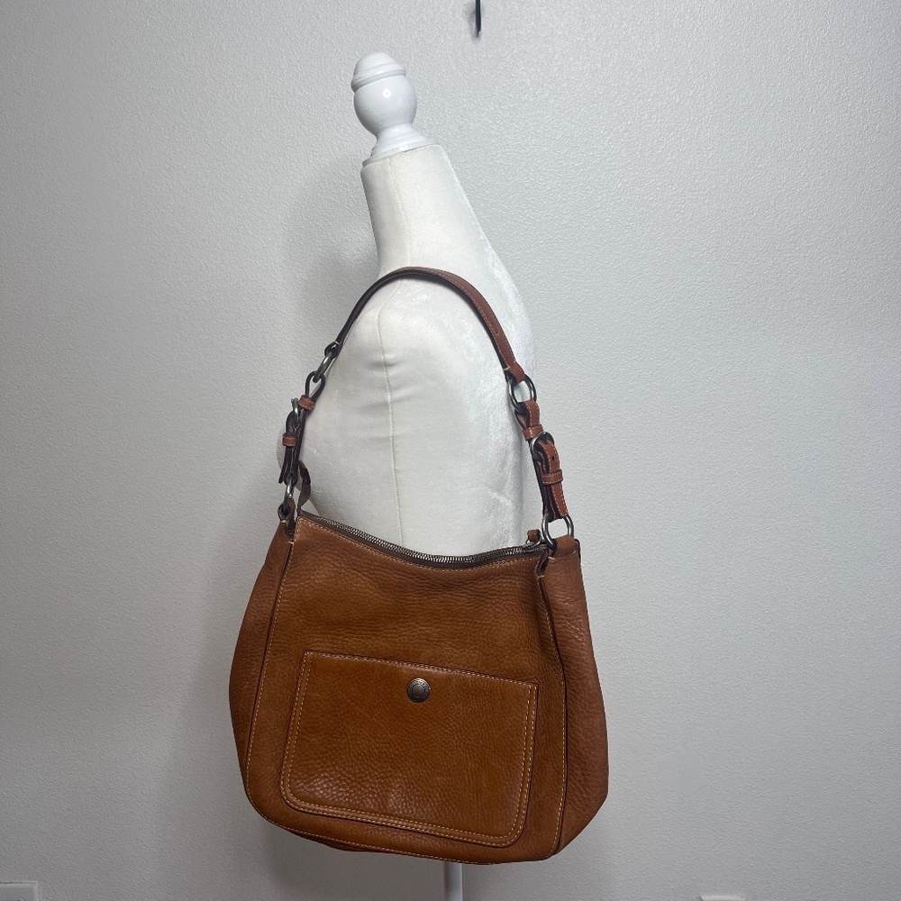 Coach Vintage Chelsea Pebbled Leather Shoulder Hobo Bag - No C05S-8E98